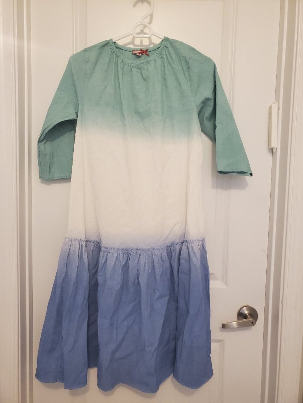 Melange Girls Pastel Colorblock Pique Dress Size 20